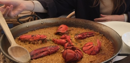lobster paella